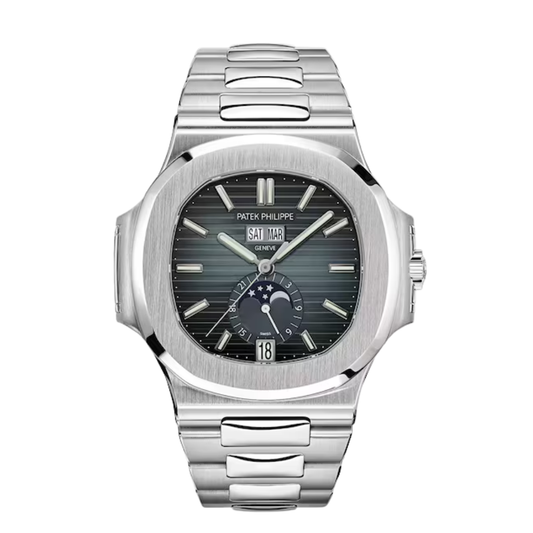 Silver Stainless Steel Nautillus Strap