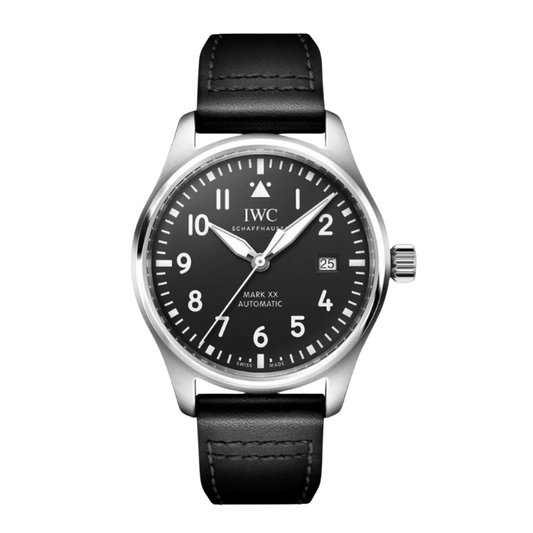 Nero Black Soft Cowhide Leather Pilot Strap