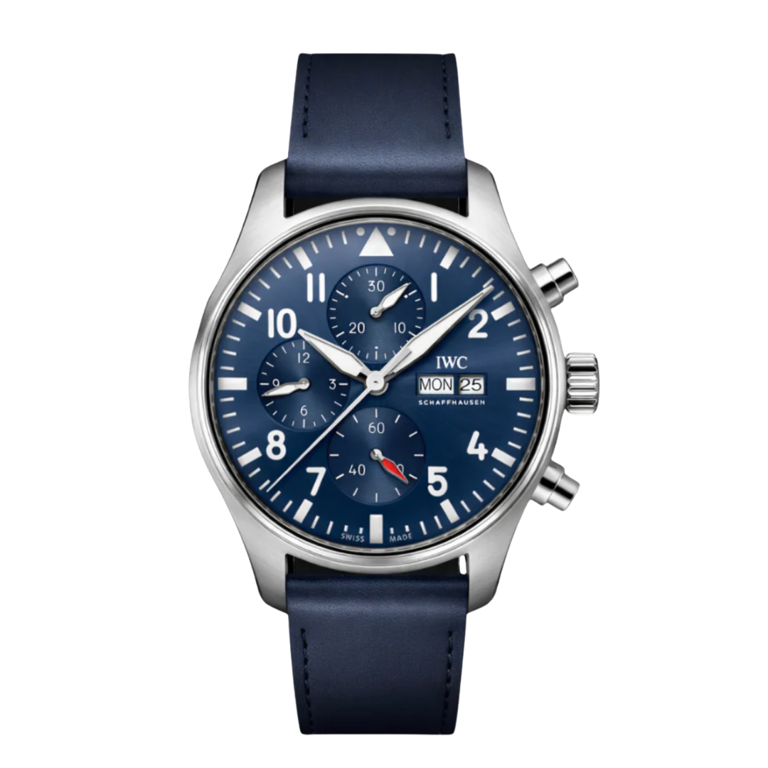 Neptune Blue Soft Cowhide Leather Pilot Strap