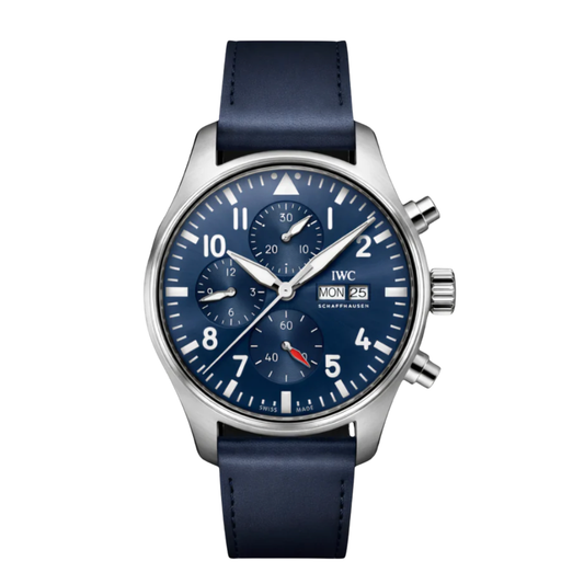 Neptune Blue Soft Cowhide Leather Pilot Strap