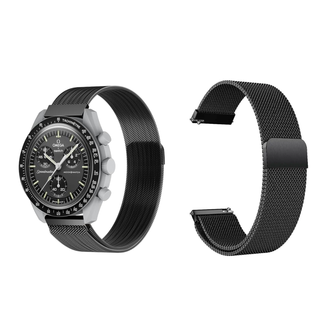 High Quality Milanese Strap for Moonswatch - Mesh with Magnetic Clasp