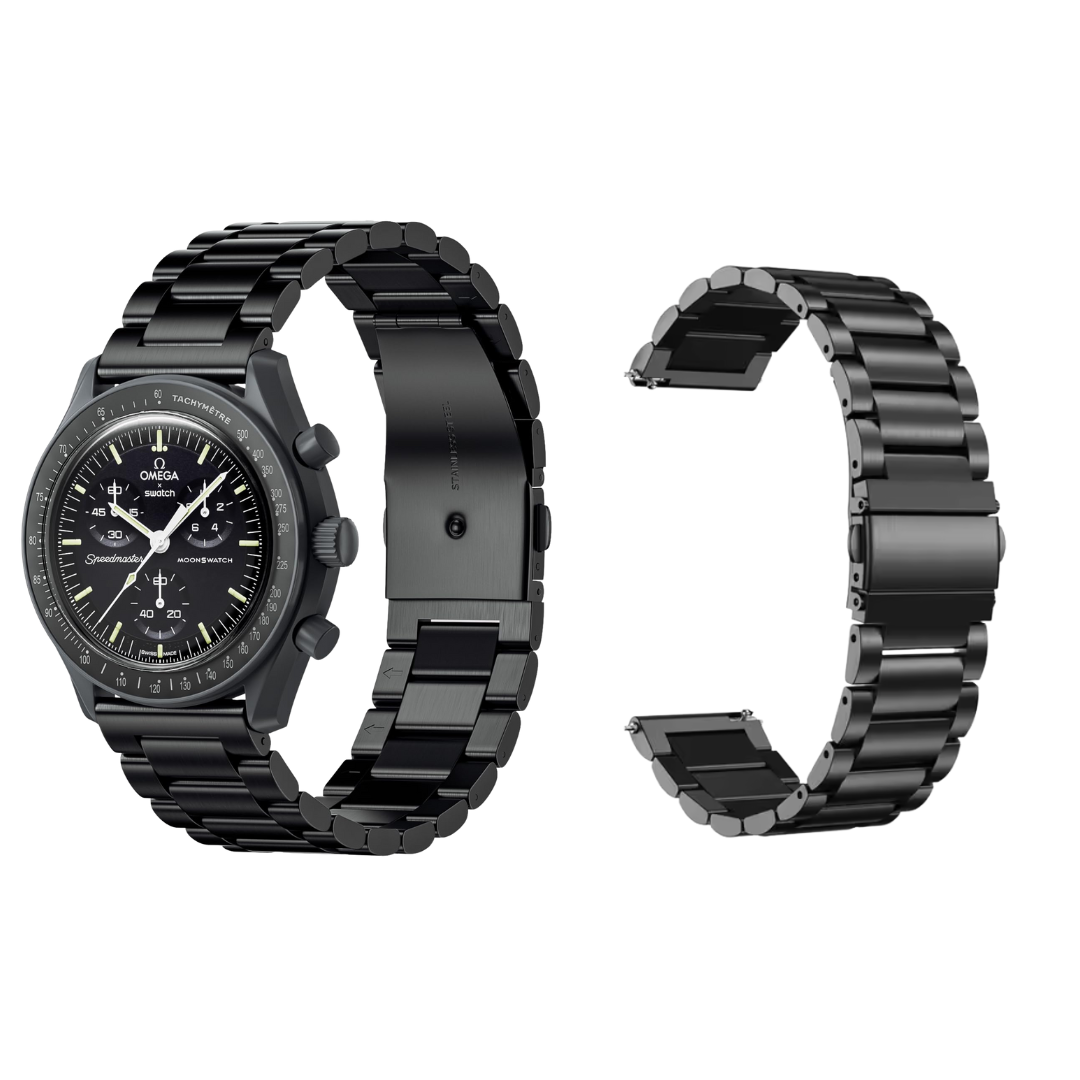High Quality Metal Watch Strap for Moonswatch - High Quality Butterfly Clasp