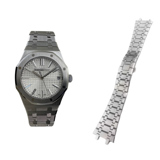 Metal Royal Oak Style Strap for AP - High Quality Butterfly Clasp