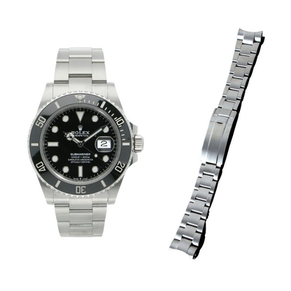 Oyster Style Strap for Rolex Matte - High quality Butterfly Clasp