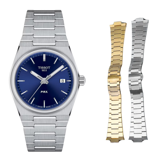 High Quality Tissot PRX Metal Strap - With Luxury Butterfly Clasp