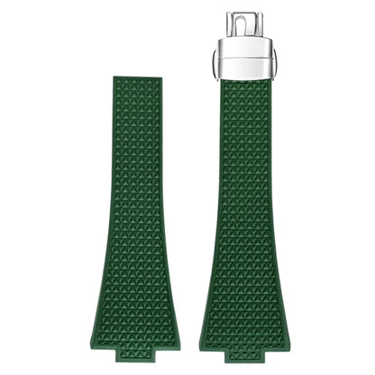 High Quality Cut to Size Strap for Tissot PRX Black - With Luxury Butterfly Clasp