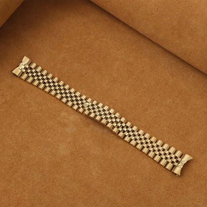 Stainless Steel Gold Jubilee Strap
