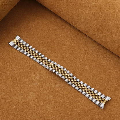 Stainless Steel Two Tone Jubilee Strap