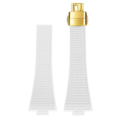 High Quality Cut to Size Strap for Tissot PRX Black - With Luxury Butterfly Clasp